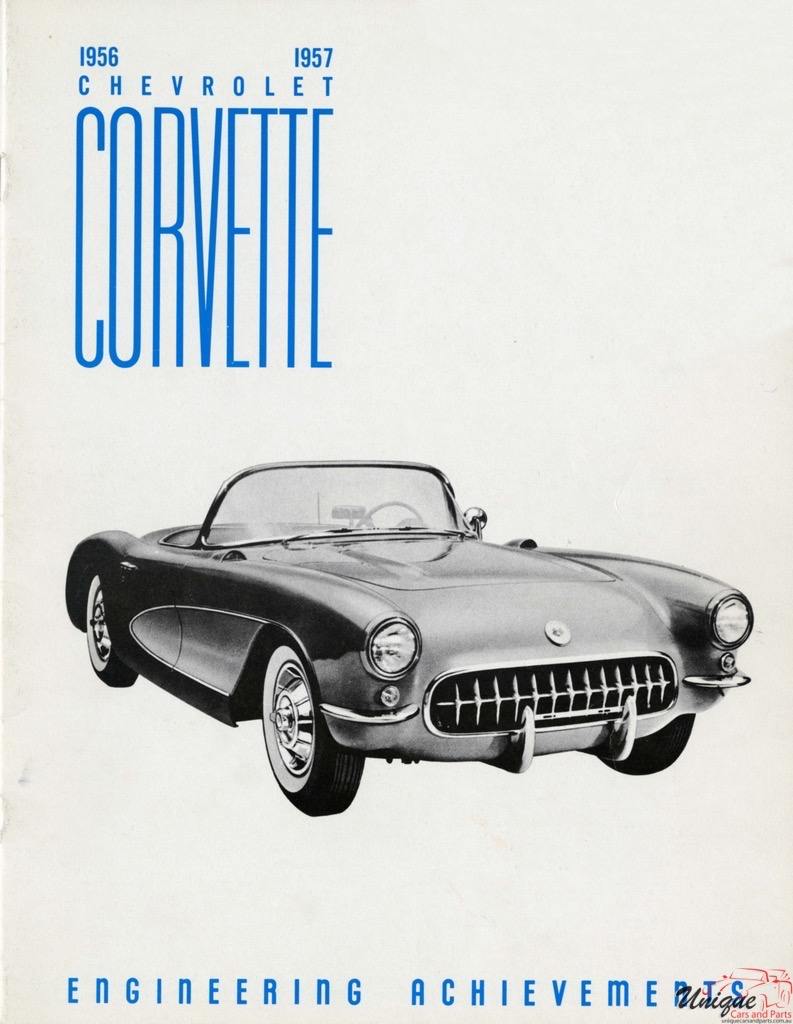 1955 Corvette Brochure